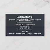 Mobiele Mechanische Kleine Motor Visitekaartje (Achterkant)