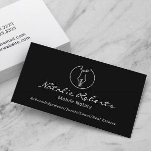 Mobiele minitoire service Logo Black Visitekaartje