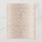 Mobiele mobiele service Modern Gold Glitter Foto Flyer (Achterkant)