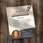 Mobiele mobiele telefonie - Ivory Gold Glitter-fot Flyer<br><div class="desc">Mobiele mobiele mobiele telefonie Modern Ivory Gold Glitter Photo Flyers.</div>