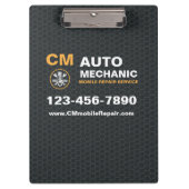 Mobiele monteur auto auto reparatie diensten klembord (Voorkant)