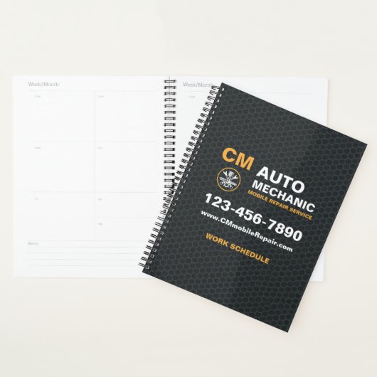 Mobiele monteur auto autohulp diensten planner (Display)