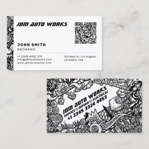 Mobiele monteur, Auto reparatie, Autoreparatie, Be Visitekaartje