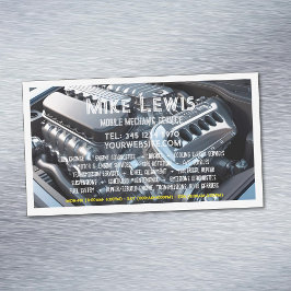 Mobiele monteur magnetisch visitekaartje