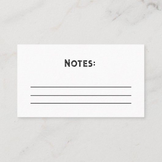 Mobiele monteur visitekaartje (Achterkant)