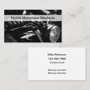 Mobiele Motorcycle Mechanic Cool Visitekaartjes Ni