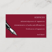 Mobiele naamloze vennootschap die de openbare leni visitekaartje (Achterkant)