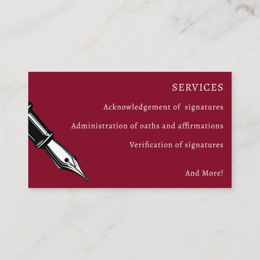 Mobiele naamloze vennootschap die de openbare leni visitekaartje (Achterkant)