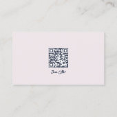 Mobiele Nageltechnicus Aangepaste QR Visitekaartje (Achterkant)