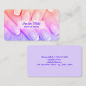 Mobiele nageltechnologie visitekaartje (Voorkant / Achterkant)