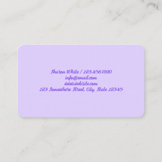 Mobiele nageltechnologie visitekaartje (Achterkant)