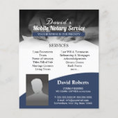 Mobiele Notaris Dienst Lening Ondertekeningsagent Flyer (Voorkant)
