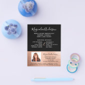 Mobiele Notaris Dienst Rose Goud Foto Flyer (Enkel)