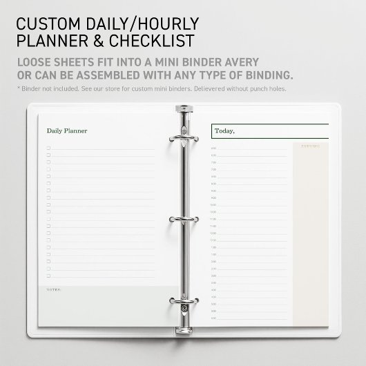 Mobiele notaris Juridisch Groen Goud Planner Mini  Briefpapier