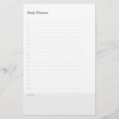 Mobiele notaris Juridisch Groen Goud Planner Mini  Briefpapier (Achterkant)
