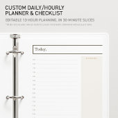 Mobiele notaris Juridisch Khaki Goud Planner Mini Briefpapier