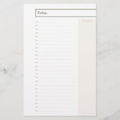 Mobiele notaris Juridisch Khaki Goud Planner Mini Briefpapier (Voorkant)