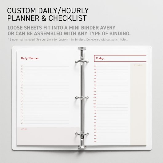 Mobiele notaris Juridisch rood goud planner mini b Briefpapier
