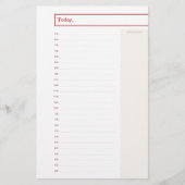 Mobiele notaris Juridisch rood goud planner mini b Briefpapier (Voorkant)