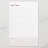 Mobiele notaris Juridisch rood goud planner mini b Briefpapier (Achterkant)