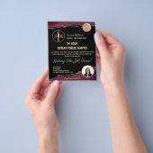 Mobiele notaris & Lening Signing Agent Bourgondië Flyer (Hand)