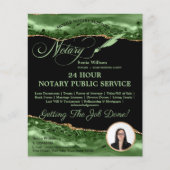 Mobiele Notaris & Lening Signing Agent Emerald Gre Flyer (Voorkant)