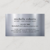 Mobiele Notaris Lening Signing Agent Lux Zwart Zil Visitekaartje (Achterkant)