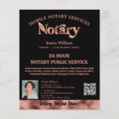 Mobiele notaris & Lening Signing Agent QR Code Fot Flyer (Voorkant)