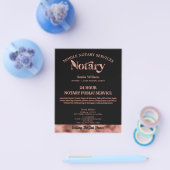 Mobiele notaris & Lening Signing Agent Roos Gold P Flyer (Enkel)