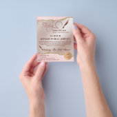 Mobiele notaris & leningondertekenaar Pink Agate F Flyer (Hand)