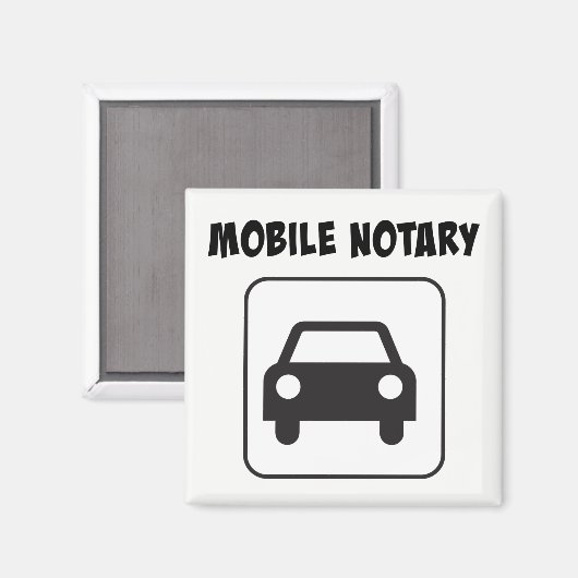 Mobiele notaris magneet (Voorkant / Achterkant)