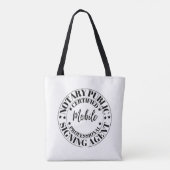 Mobiele notaris met openbare ondertekening Canvas  Tote Bag (Achterkant)