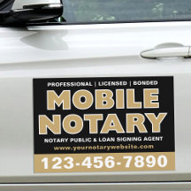 Mobiele Notaris Ondertekening Agent Naam Gold Blac