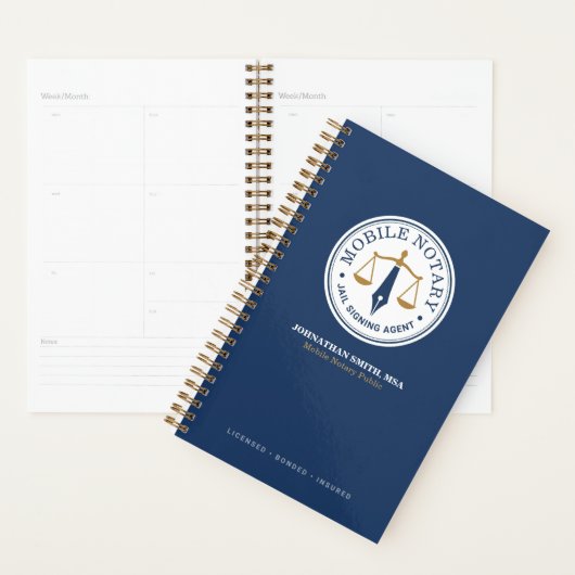 Mobiele Notaris Ondertekeningsagent Legale Marineb Planner (Display)