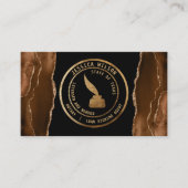 Mobiele Notaris Openbare Lening Ondertekening Foto Visitekaartje (Voorkant)