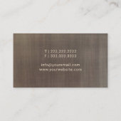  mobiele notaris Public Golden Signing Pen Visitekaartje (Achterkant)