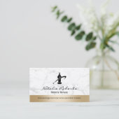 Mobiele Notaris Publieke Dienst Gouden Grens Marme Visitekaartje (Staand voorkant)