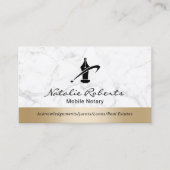 Mobiele Notaris Publieke Dienst Gouden Grens Marme Visitekaartje (Voorkant)