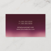 Mobiele Notaris Publieke Gouden Signing Pen Bourgo Visitekaartje (Achterkant)