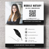 Mobiele Notaris QR Code Signing Agent Foto Visitekaartje