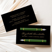 Mobiele Notaris Signing Agent Fountain Pennen Visitekaartje