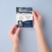 Mobiele Notaris Signing Agent Professional Navy Flyer (Hand)