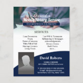 Mobiele Notaris Signing Agent Professional Navy Flyer (Voorkant)