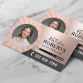 Mobiele notaris Signing Agent Roos Gold Foto Visitekaartje