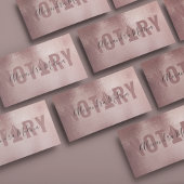 Mobiele notaris Signing Agent Roos Gold Visitekaartje