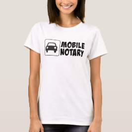 Mobiele notaris t-shirt