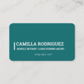 Mobiele notaris visitekaartje (Voorkant)