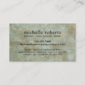 Mobiele Notarisagent  Gold & Bronze Visitekaartje (Achterkant)