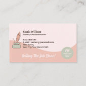 Mobiele Notarische Ondertekenaar voor publiek en l Visitekaartje (Achterkant)