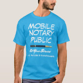 Mobiele Notarische Ondertekeningsagent T-Shirt (Voorkant)